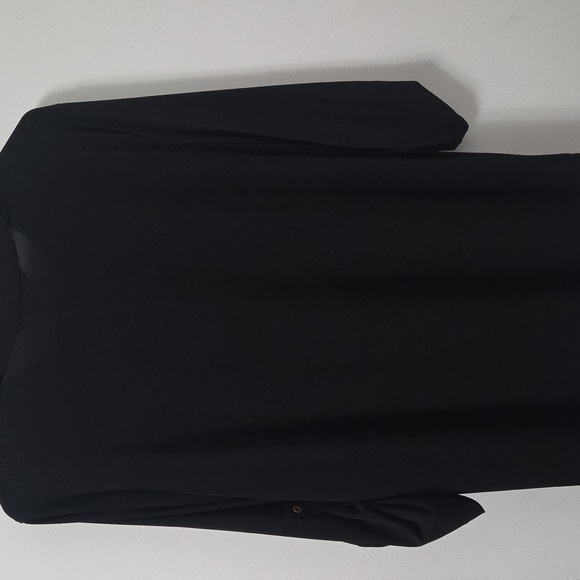 Company Ellen Tracy Elegant Black Top with Gold Zipper - Picture 5 of 5